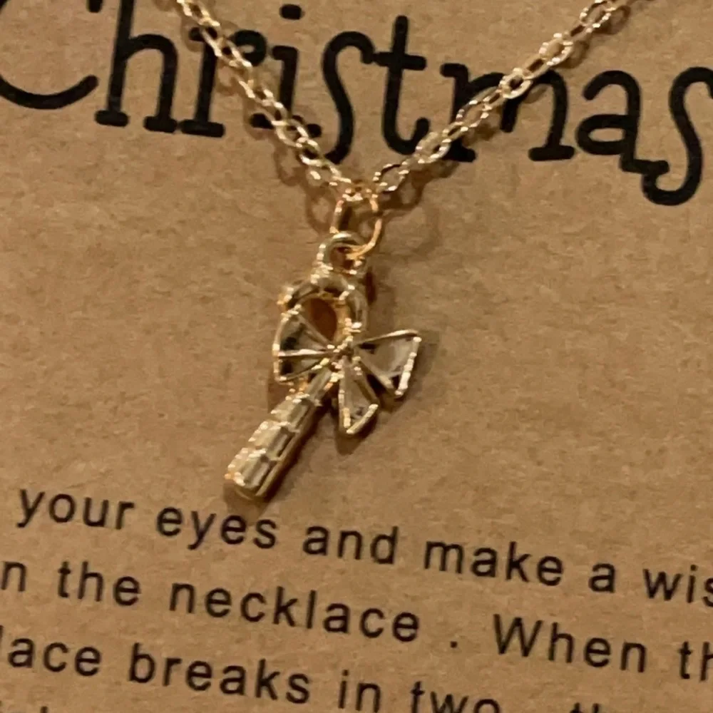 New candy cane wish necklace